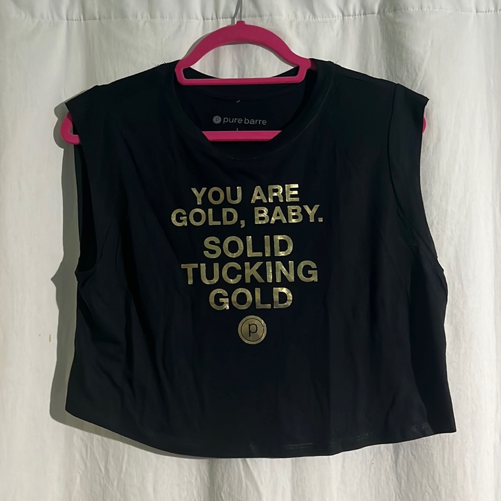 Pure Bare Tucking Gold Tank
